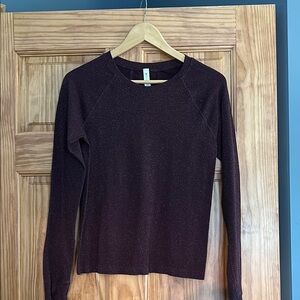 Athleta Shimmer Long Sleeve Top